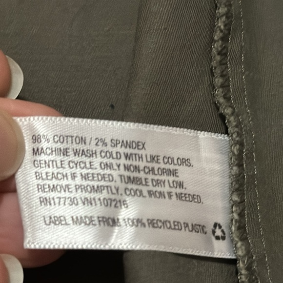 Universal Thread Cotton Jacket-XS-Snap Front-Adj Waist-Olive Green-Pockets-EUC - Picture 13 of 16